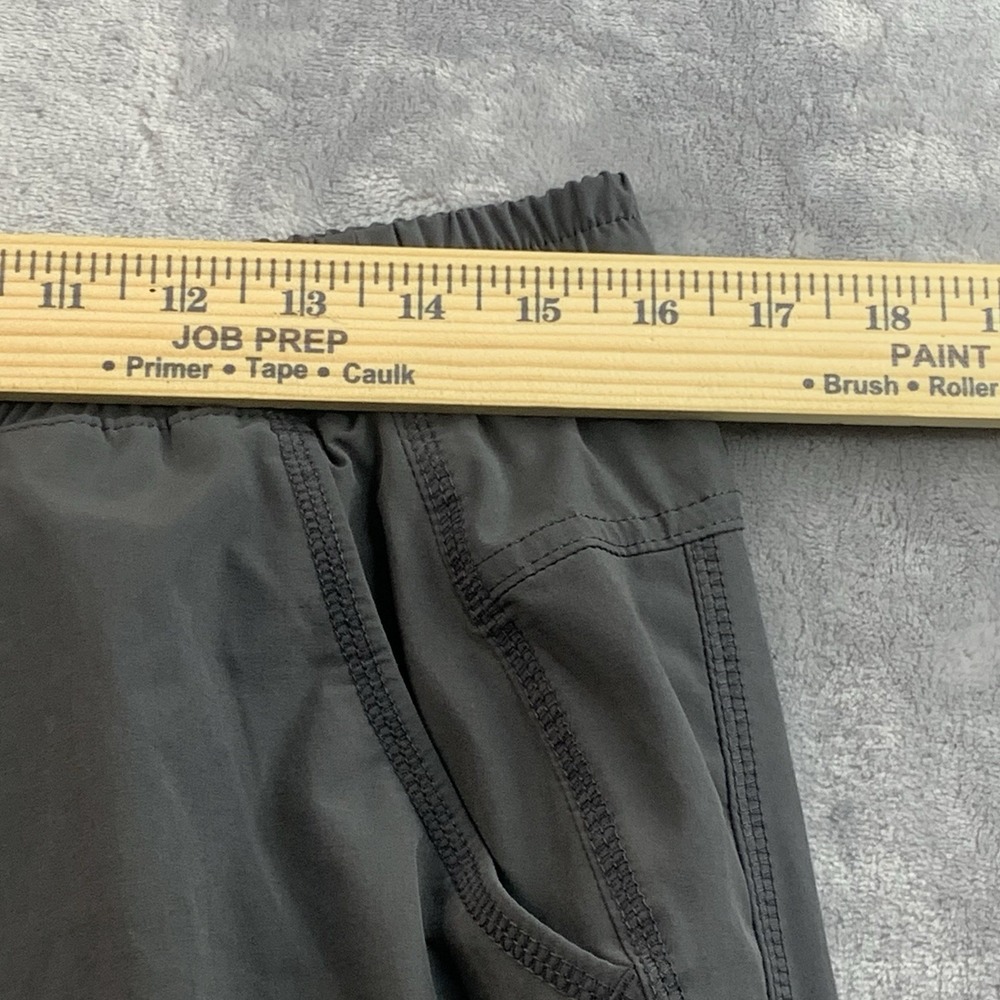 Eddie Bauer Polar Fleece‎ Lined Tech Pants Women's 14 Gray Cargo Warm Hiking - Picture 8 of 12
